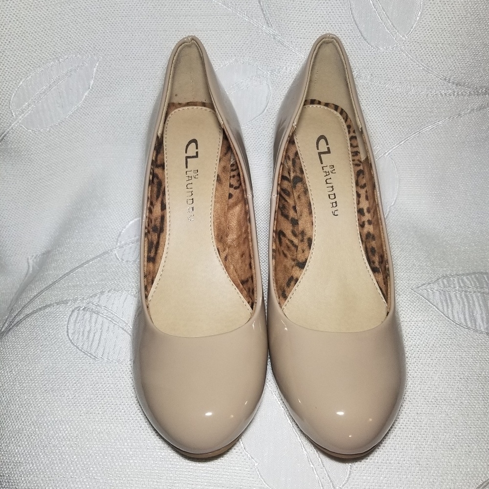 Chinese laundry beige h heels